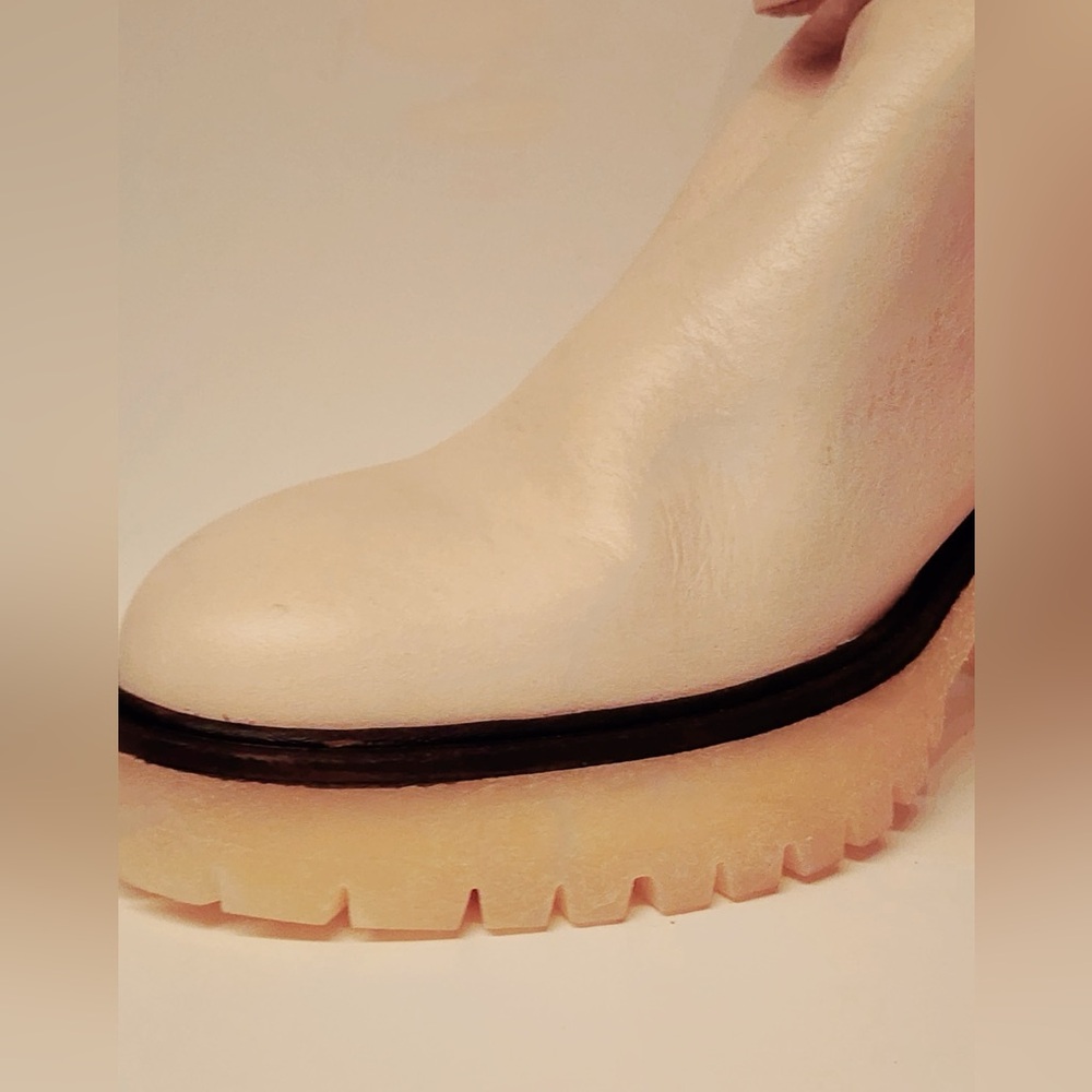 Free People Jesse Women's Cutout Boots In Ivory Size 8.5/39 - Picture 9 of 13